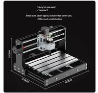 Nouvelle Machine de gravure CNC DIY 3018 Max Pro Twotrees 3018-pro, Kit de routeur CNC pour acrylique, PCB, PVC, bois