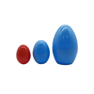 45mm 60mm Wholesale multi-colored matte egg shell plastic empty vending machine capsule toys