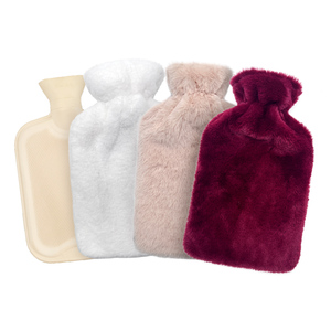 Vente chaude bouillotte meilleur pari pour le confort hivernal en caoutchouc naturel avec couverture en peluche - Product Image 1