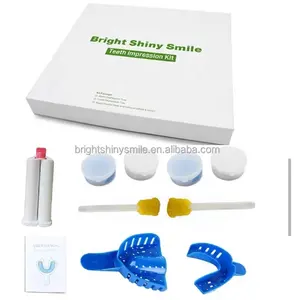 Material de impresión clínica Dental, masilla/adición de dientes de silicona, Kit de impresión Dental para hacer protectores bucales