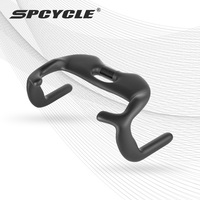 Guidon de vélo Spcycle Toray en fibre de carbone 31.8mm à pignon fixe