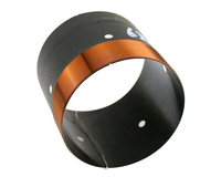 Bobine d'induction pour haut-parleur de graves Woofer, avec fils, 63.5mm/64mm/65.5mm, 8ohm, fil de cuivre en aluminium noir, 10-15 pouces, DIY, 2 pièces