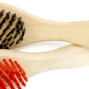Soft plastic bristles Large 17.5*5cm Double-Sided Wooden <b>Brush</b> for <b>Pet</b> Grooming - Product Image 5