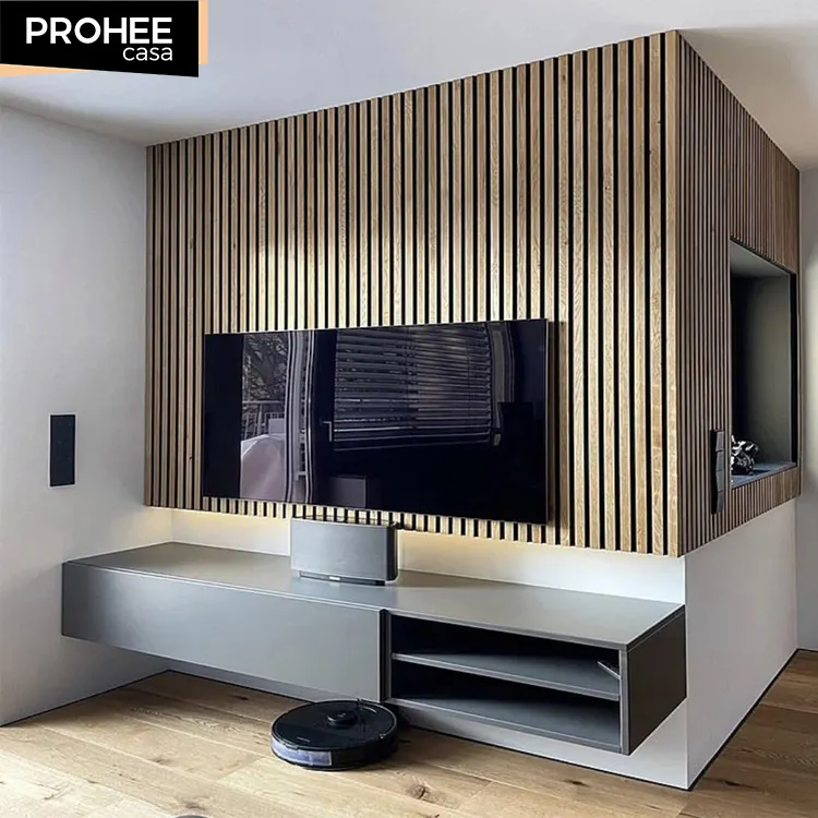 Hotel Living Room waterproof decorative decor interior wooden grain veneer wood wpc pvc wall panels boards sheet