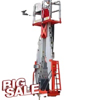 Petite plateforme de travail réglable Table élévatrice hydraulique mobile de 6m Plate-forme élévatrice électrique en aluminium pour installation