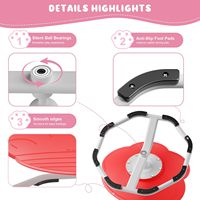 Chaise pivotante sensorielle rouge enfants autistes enfants intérieur extérieur équipement de jeu éducatif Spin jouets sensoriels Coordination du corps