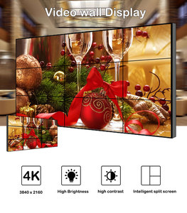 초소형 베젤 LCD 패널 3*4 4*4 비디오 월 고휘도 32 43 46 55 인치 4K 숫자 시그니그 디스플레이 LCD skd 키트 패널 - Product Image 3