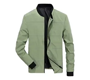 Jaket Tahan Air Uniseks, Jaket Windbreaker Warna-warni Model Kustom Kualitas Tinggi untuk Pria