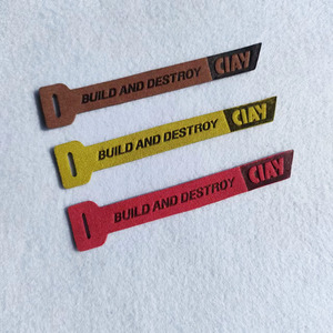 Fabricant <span class=keywords><strong>de</strong></span> gros en <span class=keywords><strong>cuir</strong></span> logo gaufré étiquette en <span class=keywords><strong>cuir</strong></span> pliable auto-adhésif <span class=keywords><strong>bande</strong></span> en <span class=keywords><strong>cuir</strong></span> accessoires <span class=keywords><strong>de</strong></span> bagages - Product Image 4