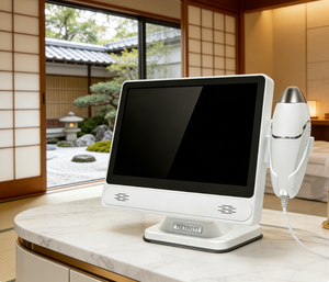 เครื่องวิเคราะห์หนังศีรษะและผิวหนังยอดนิยม พร้อมหัวตรวจ 2 หัว แบบตั้งโต๊ะ เพื่อสุขภาพหนังศีรษะและการปรับสมดุลความมัน - Product Image 1