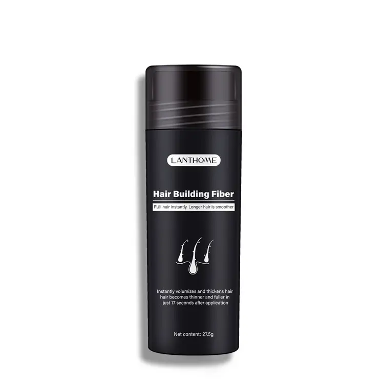 Polvo de queratina de fibra de construcción de cabello, producto para pérdida de cabello al instante, línea de cabello calva, optimizador, crecimiento de cabello denso