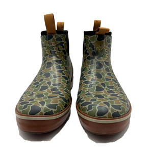 Botas de Lluvia Unisex de Neopreno con Diseño de Camuflaje, Impermeables, con Punta Redonda, Tipo Botín - Product Image 3