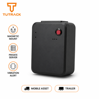 Traceur GPS magnétique sans fil pour remorque d'actifs mobiles avec base magnétique antidérapante, alerte de vibration et détection de mouvement, pour déploiement en serveur privé