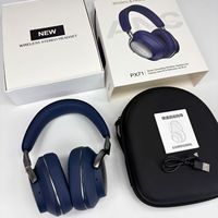 Casque sans fil de haute qualité PX71 avec ANC, longue portée, adapté aux voyages, aux déplacements, au bureau, à la remise en forme, aux voyages