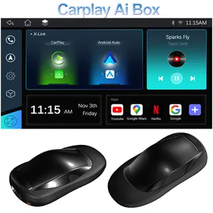 NUEVA función Carplay Ai Box MTK CPU DSP convertir carplay con cable a Android USB Plug and Play