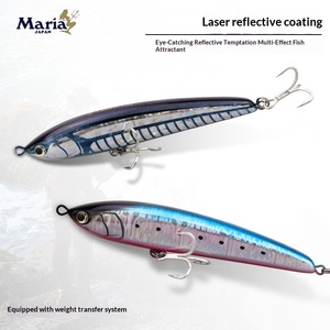 Leurre de pêche <span class=keywords><strong>Maria</strong></span> Japan LEGATO F165 en acier inoxydable imprimé, flottant, à gravité centrale, pour la pêche en mer, type « Golden Gun » - Product Image 5