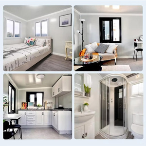 Casa contenedor extensible plegable de 40 pies y 20 pies, casa Modular prefabricada de 3 dormitorios para edificio de oficinas, escuela, Hotel, uso rápido - Product Image 3