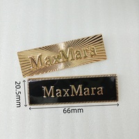 Plaque de nom en métal gravée sur mesure, petite, argentée et dorée, avec lettres alphabétiques, pour sac en cuir, accessoires de qualité