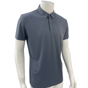 Polo sans coutures pour hommes Dusty Blue Summer Tshirt polo décontracté respirant à manches courtes personnalisé - Product Image 2