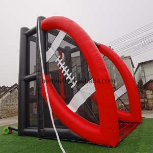 Soplador de juego de aire de fútbol inflable personalizado, accesorio de Material de PVC incluido, juegos inflables de campo deportivo - Product Image 3