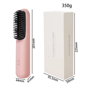 Mini lisseur sans fil chauffant en gros, peigne chauffant 3 températures réglables, chauffe rapide USB/électrique pour coiffure domestique - Product Image 5