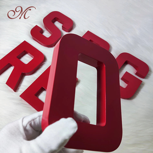 3D acrilico segno di Business Non illuminato bastone parete piccola lettera per la pubblicità montaggio a parete Logo per le aziende e gli edifici - Product Image 4