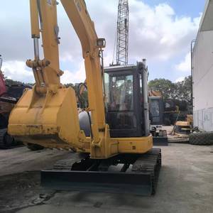 Excavatrice sur chenilles Komatsu Pc55mr Jaune Mini pelle hydraulique de construction 5,5 tonnes - Product Image 3