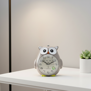 Reloj de Mesa de Cuarzo con Forma de Búho Encantador, con Melodía, Alarma por Voz y Luz Luminosa # 19090 - Product Image 6