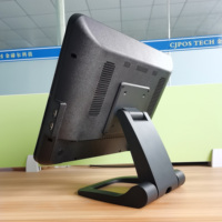 Máquina registradora POS plegable de 15 pulgadas, caja registradora todo en uno pos cajero/sistema Pos de precio razonable con software/computadora de escritorio Pos