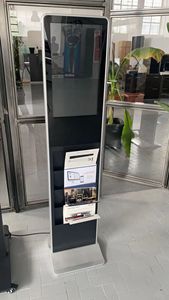 Porte-journal portable, bibliothèque, <span class=keywords><strong>kiosque</strong></span>, affichage LCD 21.5 pouces, lecteur de publicité d'intérieur, affichage numérique - Product Image 2
