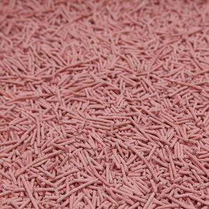 Arena para gatos de tofu biodegradable ecológica con sabor a melocotón de 1,5mm, fuerte aglomeración y desechable - Product Image 1