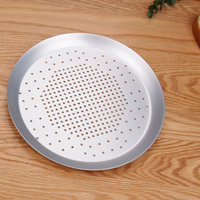 Vente directe d'usine, moule à pizza perforé de 7/8/9/10/11/12/13/14/15/16 pouces, outils de cuisson, moule à pizza