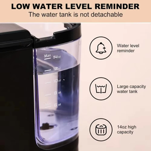 Cafetera eléctrica portátil <span class=keywords><strong>2</strong></span> en 1 con taza K, servicio único, Mini 6-14 oz, tamaños de cerveza, máquina negra de una taza de aluminio para el hogar de EE. UU. - Product Image 3