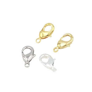 <b>Lobster</b> <b>Clasp</b> 14K 18K Gold Plated Copper Teardrop Spring <b>Clasp</b> For Bracelet Making DIY Jewelry Findings B100 - Product Image 5