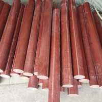 Varilla de Bakelite de Alta Tensión Marrón 3025, Reforzada con Tela de Algodón, Impregnada con Resina Fenólica, Textolite