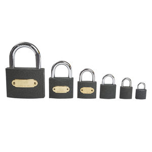 Campione di alta qualità disponibile lucchetto di sicurezza per impieghi medi lucchetto in ferro verniciato grigio - Product Image 2