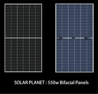 Solar Planet 550W & 580W Panneau solaire photovoltaïque CSI Type HJT Panneau Pv