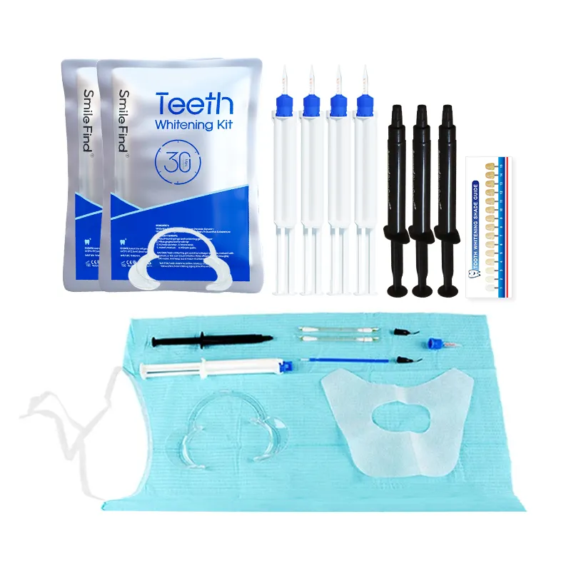 Blanchiment Dentaire doppia barriera 44% 35% 6 perossido Gel gengivale bianco dentale professionale denti Kit di sbiancamento per la clinica