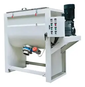 Máquina de laboratorio homogeneizador mezclador cinta horizontal máquina mezcladora de hormigón comercial y máquina de bombeo
