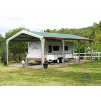 30x40 pieds structure en acier robuste complète hangar en métal préfabriqué portable voiture garage abri auvent