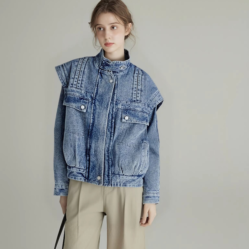Women s Custom Washed Denim Jacket