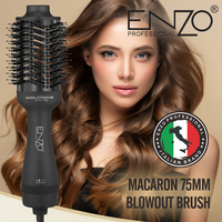 ENZO Logo personnalisé professionnel multifonctionnel Blowout Revlon One Step sèche-cheveux brosse Volume d'air chaud brosse sèche-cheveux peigne