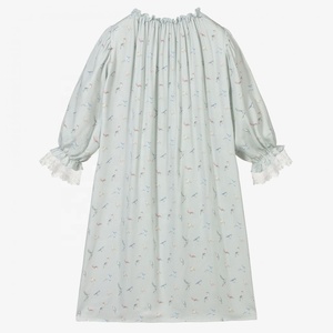 Vestito da Notte Estivo/Autunnale Traspirante a Maniche Lunghe per Bambine e Neonate, Taglie Grandi, in Poliestere/Cotone - Product Image 2
