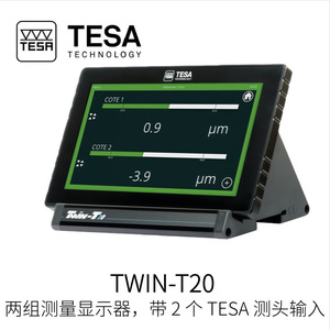 Pantalla digital Tesa Twin-T20 Nano con 2 entradas de señal para medición de precisión - Product Image 2