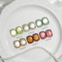 Vernis à ongles gel magnétique œil de chat série fruits longue durée UV en gros sous marque privée avec lampe LED