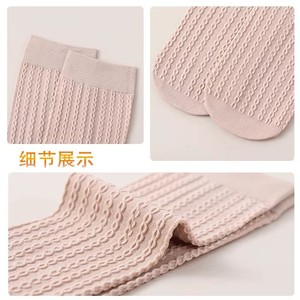 Thickened Velvet Crew Socks 150D Nylon Women's Warm Non Slip Solid Color Spring Autumn Wear - Product Image 4