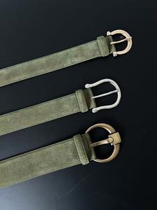 Style minimaliste haut de gamme classique mode <span class=keywords><strong>jean</strong></span> jupe large ceinture Design en cuir véritable matériel <span class=keywords><strong>Mouton</strong></span> cuir femmes ceinture - Product Image 4