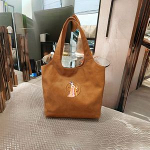 <span class=keywords><strong>Borsa</strong></span> a tracolla morbida in cotone e pelle vintage conciata al vegetale, grande capacità, per pendolarismo - Product Image 3