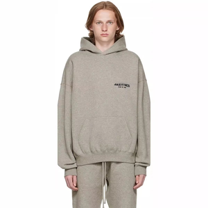Felpa Oversize di Alta Qualità STOCK <span class=keywords><strong>X</strong></span>, Collezione SS22 Essentials, con Applicazioni in Silicone 3D, Colore Avena Chiaro e Scuro - Product Image 1
