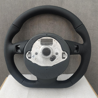 Convient pour Audi A3 A4 A5 B8 B9 S4 S5 Volant en cuir noir Accessoires intérieurs de voiture Stock UE